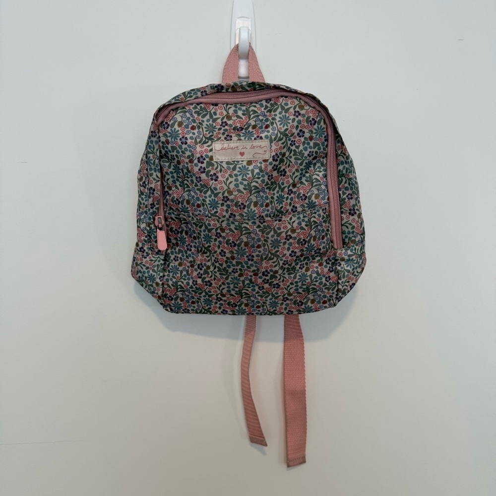 Floral Kids Backpack by H&M Brand - Pink and Blue - Picture 3 of 7